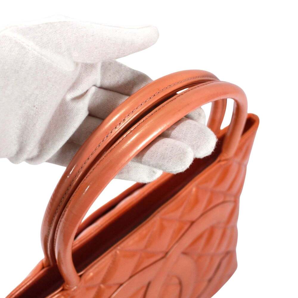 CHANEL Orange Leather Reissue Tote Bag - Picture 16 of 16